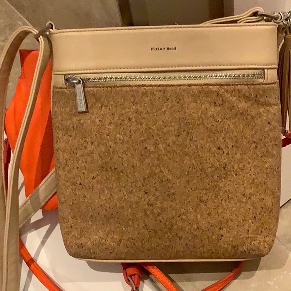 COPY - Pixie * Mood two purses orange & tan with … - Picture 5 of 8